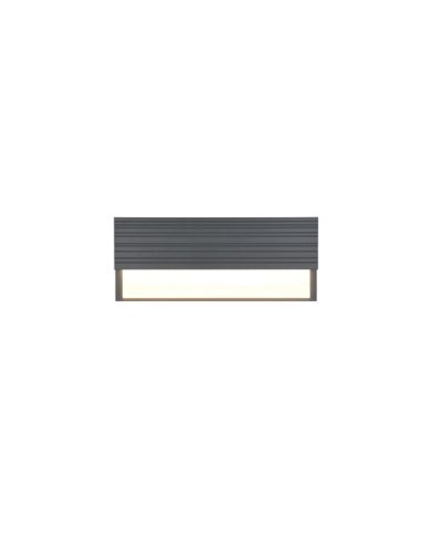 Aplique de Pared Exterior LED MARIZA ↔40cm 10W 3000K IP44 | LeonLeds