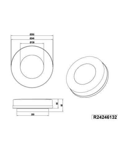 Aplique de Pared Exterior LED Regulable MORENA 3 Tonalidades de Luz | LeonLeds