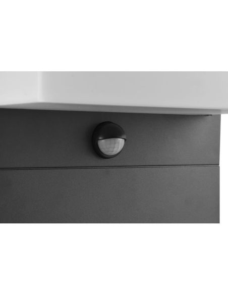 Farol externo LED com sensor de movimento ↕45cm NESTOS 13W 1300lm 3000K IP54 | LeonLeds