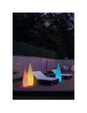 Lámpara de pie Exterior LED RGB PALMAS Tamaño ↕80cm Batería Recargable| LeonLeds