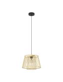 Lámpara de techo colgante de madera HYKEHAM  Ø 38cm H:110cm