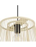 Lámpara de techo colgante de madera HYKEHAM  Ø 38cm H:110cm