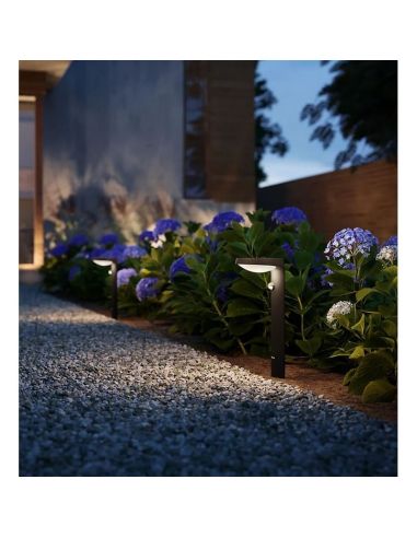 Farol LED externo moderno Sensor de movimento e crepúsculo TYLA 2700K | LeonLeds