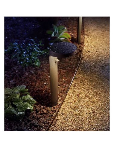 Farol LED externo moderno Sensor de movimento e crepúsculo TYLA 2700K | LeonLeds