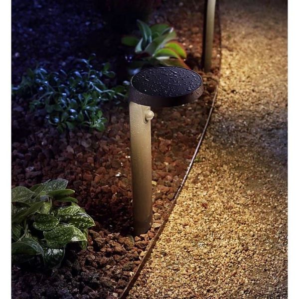 Baliza LED Exterior Moderna TYLA Sensor de Movimiento y Crepuscular 2700K | LeonLeds