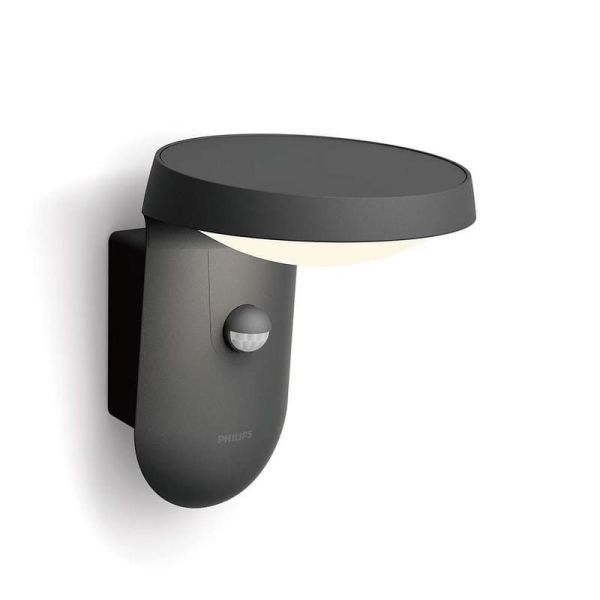 Aplique de Pared LED Exterior TYLA Sensor de Movimiento y Crepuscular 4000K| LeonLeds
