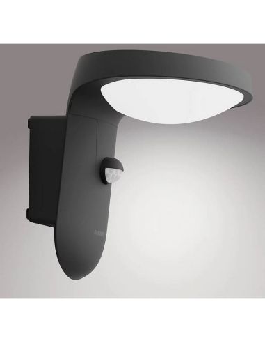 Aplique de Pared LED Exterior TYLA Sensor de Movimiento y Crepuscular 4000K| LeonLeds