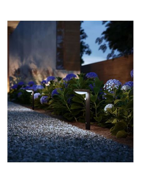 Baliza LED Exterior TYLA Sensor de Movimiento 1x9W Luz Neutra 4000K IP44| LeonLeds