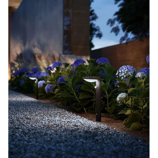 Baliza LED Exterior TYLA Sensor de Movimiento 1x9W Luz Neutra 4000K IP44| LeonLeds