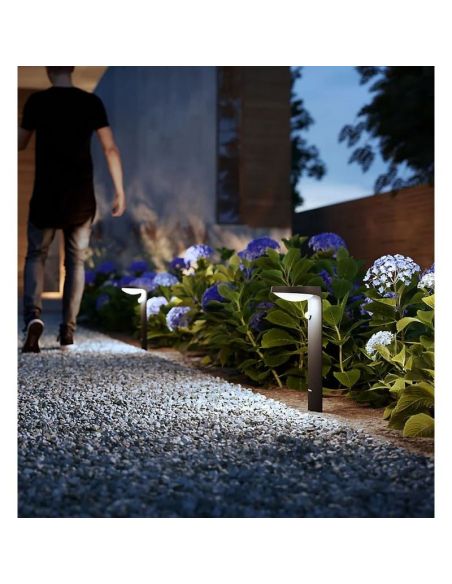 Sensor de movimento de farol LED externo TYLA 1x9W luz neutra 4000K IP44 | LeonLeds