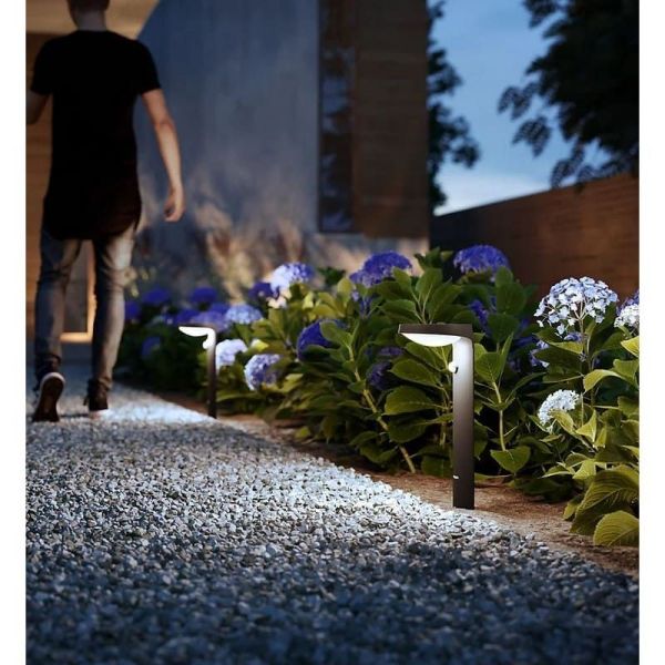 Baliza LED Exterior TYLA Sensor de Movimiento 1x9W Luz Neutra 4000K IP44| LeonLeds