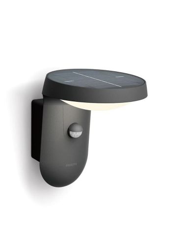 TYLA Outdoor LED Solar Wall Light Sensor de movimento 2700K Ultra Eficiente Solar | LeonLeds