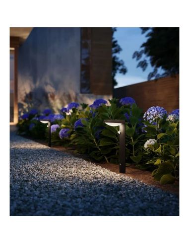 Baliza Exterior LED Solar TYLA Sensor de Movimiento 2700K Ultra Efficient Solar | LeonLeds