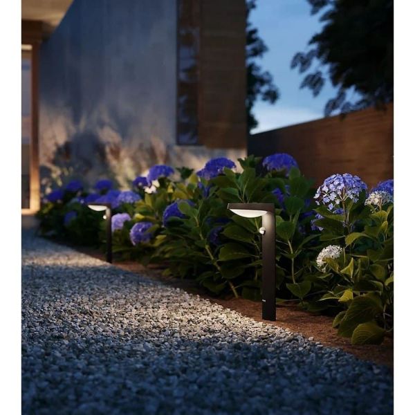 Baliza Exterior LED Solar TYLA Sensor de Movimiento 2700K Ultra Efficient Solar | LeonLeds