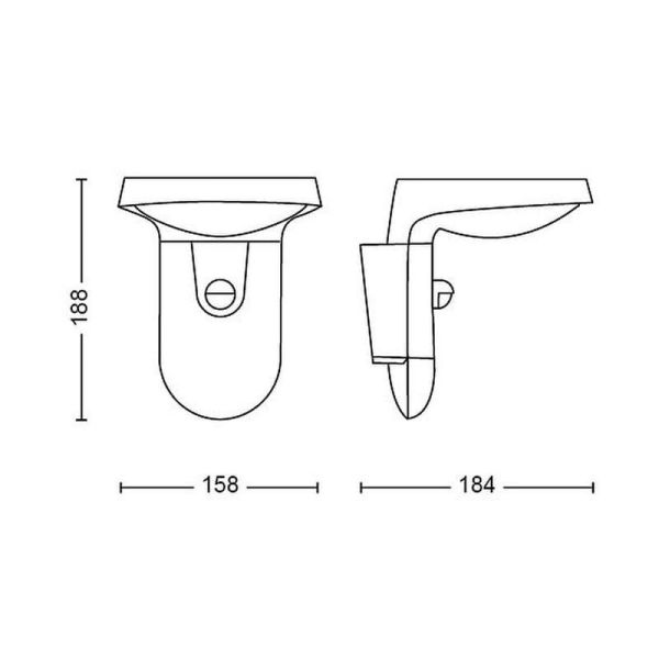 TYLA Applique Murale Solaire LED avec Capteur de Mouvement 4000K Solaire Ultra Efficace | LéonLeds