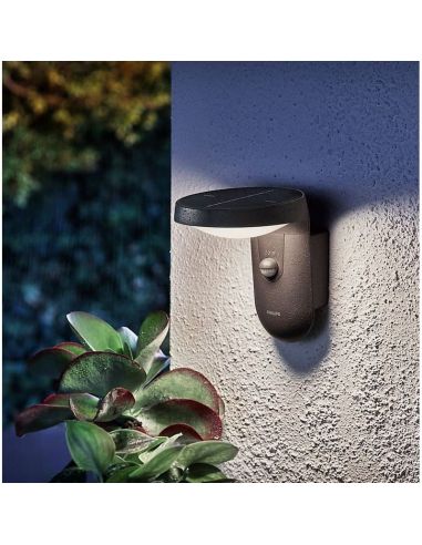 TYLA Applique Murale Solaire LED avec Capteur de Mouvement 4000K Solaire Ultra Efficace | LéonLeds