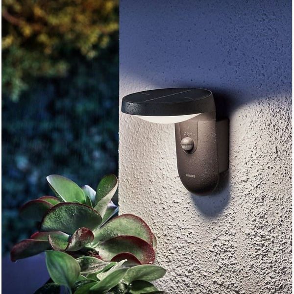 Aplique de Pared Solar LED TYLA con Sensor de Movimiento 4000K Ultra Efficient Solar | LeonLeds
