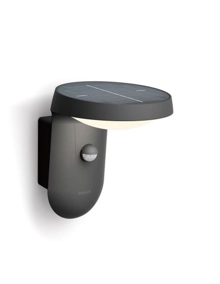 Aplique de Pared Solar LED TYLA con Sensor de Movimiento 4000K Ultra Efficient Solar | LeonLeds