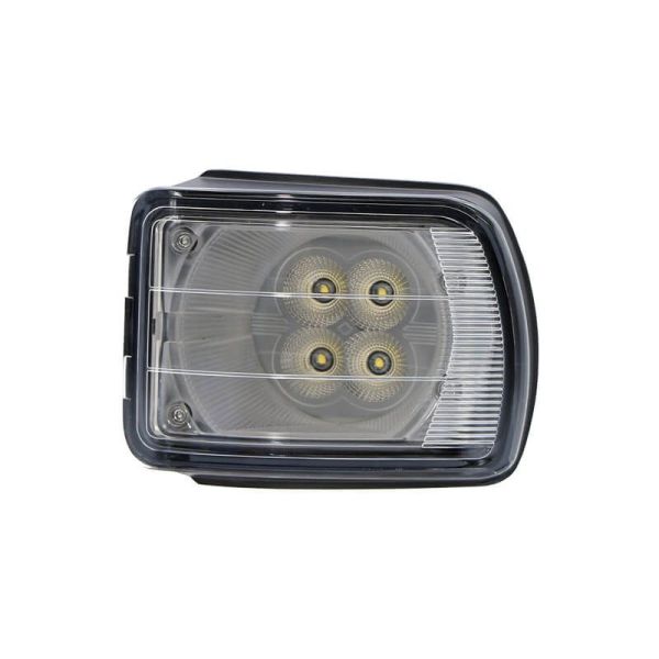 Faro de trabajo rectangular cunetero LED empotrable 40W 3.400Lm 12V 24V para tractores John Deere | LeonLeds