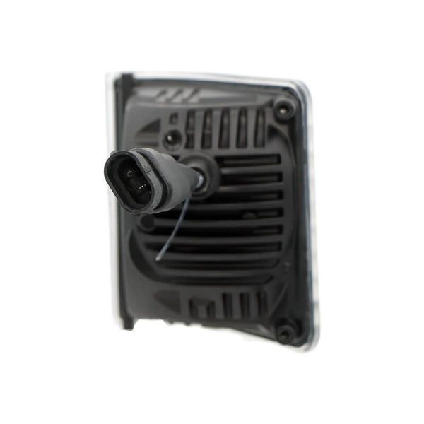 Luzes de trabalho retangulares LA4012 LED embutidas 40W 3.400Lm 9V 36V para tratores John Deere traseiros | LeonLeds