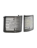 Luzes de trabalho retangulares LA4012 embutidas LED 40W 3.400Lm 9V 36V para tratores John Deere laterais | LeonLeds