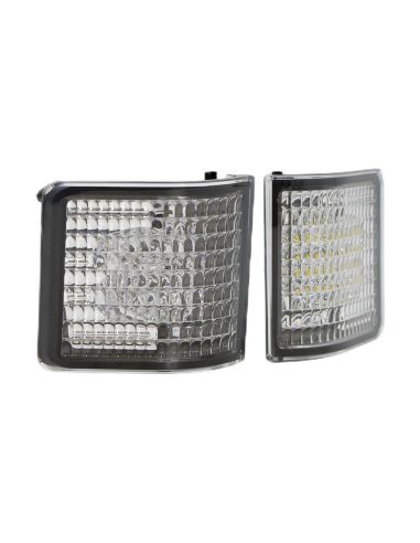 Faros de trabajo rectangulares LA4012 LED empotrable 40W 3.400Lm 9V 36V para tractores John Deere lateral| LeonLeds