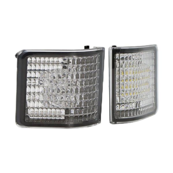 Luzes de trabalho retangulares LA4012 embutidas LED 40W 3.400Lm 9V 36V para tratores John Deere laterais | LeonLeds