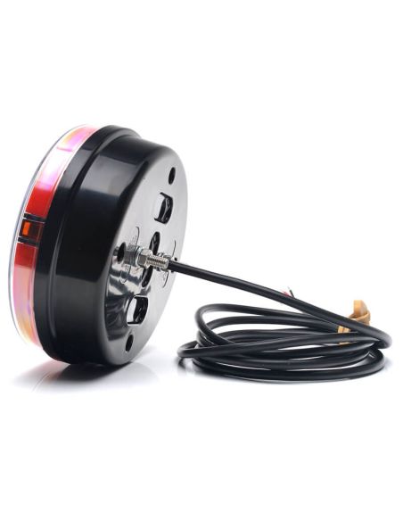 Luz LED Traseira Redonda com 3 Funções 12V 24V W208DD 1438 DD L/P | LeonLeds