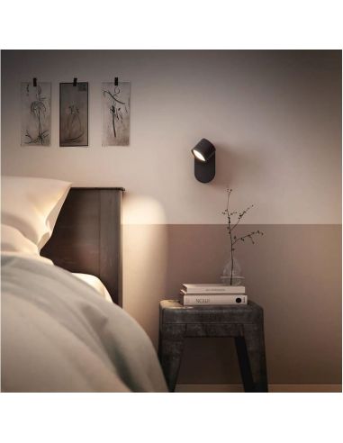 Spot LED pour Plafond ou Mur STAR 1x4,5W Intensité variable 4,5W Lumière Chaude 2700K 500lm IP20 | LéonLeds