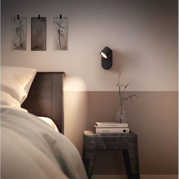 Foco LED STAR 1x4,5W para Teto ou Parede Regulável 4,5W Luz Quente 2700K 500lm IP20 | LeonLeds