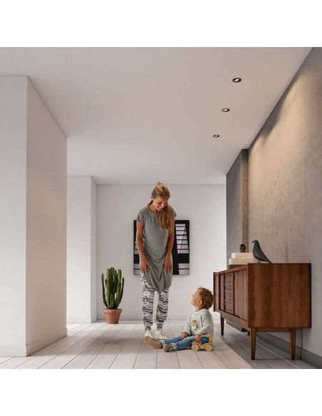 Pack de 3 Spots LED Ronds Encastrables DONEGAL Ampoule excl. 5,5W IP20 Chromé Ø90mm | LéonLeds