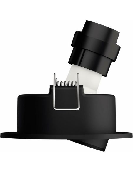 Pack de 3 Spots LED Ronds Encastrables DONEGAL Ampoule excl. 5,5W IP20 Gris Ø90mm | LéonLeds