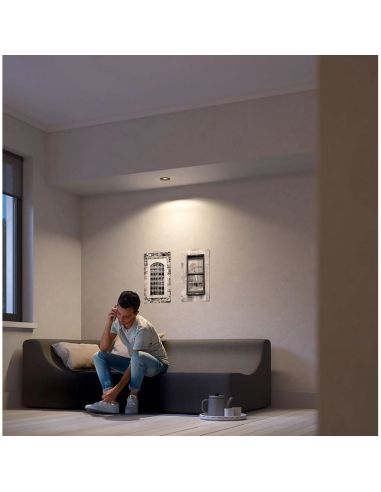 Foco LED Redondo Empotrable DONEGAL Bombilla excl. 5,5W IP20 Cobre Ø90mm | LeonLeds