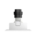 Foco LED Empotrable Cuadrado DONEGAL Bombilla excl. 5,5W IP20 Blanco Ø90mm | LeonLeds
