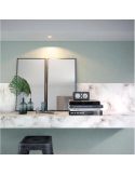 Foco LED Cuadrado Empotrable ENNEPER Bombilla excl. 1xGU10 5,5W Blanco Ø90mm | LeonLeds