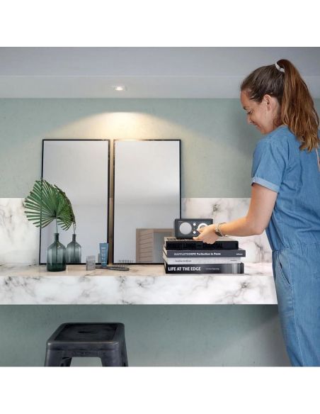 ENNEPER Refletor LED quadrado embutido excl. 1xGU10 5,5W Branco Ø90mm | LeonLeds