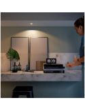 Foco LED Cuadrado Empotrable ENNEPER Bombilla excl. 1xGU10 5,5W Blanco Ø90mm | LeonLeds
