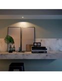 Foco LED Cuadrado Empotrable ENNEPER Bombilla excl. 1xGU10 5,5W Blanco Ø90mm | LeonLeds