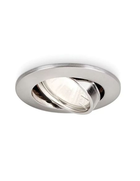 Lâmpada embutida LED ENIF excl. 1x50W GU10 Branco Ø90mm | LeonLeds