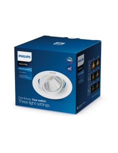 Downlight LED Empotrável POMERON 5W 2700K EyeComfort Ø107,4mm | LeonLeds 2