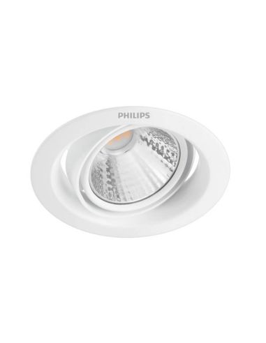 Downlight LED Regulável Empotrável POMERON 5W 4000K Ø107,4mm EyeComfort | LeonLeds