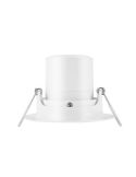 Downlight LED Regulável Empotrável POMERON 5W 4000K Ø107,4mm EyeComfort | LeonLeds