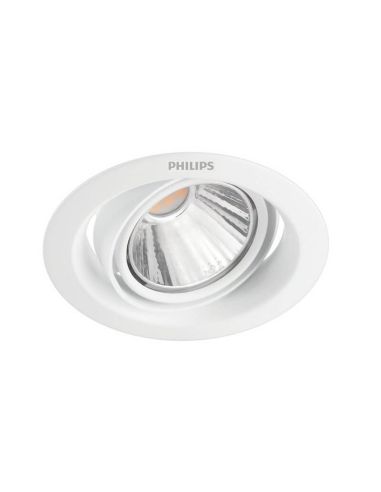 Downlight LED Empotrável POMERON 7W 2700K EyeComfort Ø107,4mm | LeonLeds