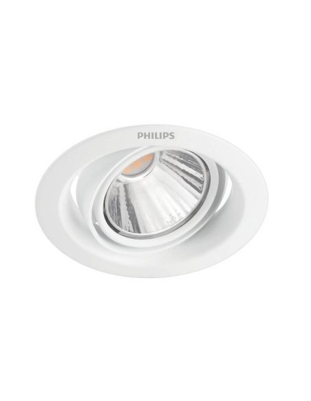 Downlight LED Empotrável POMERON 7W 2700K EyeComfort Ø107,4mm | LeonLeds