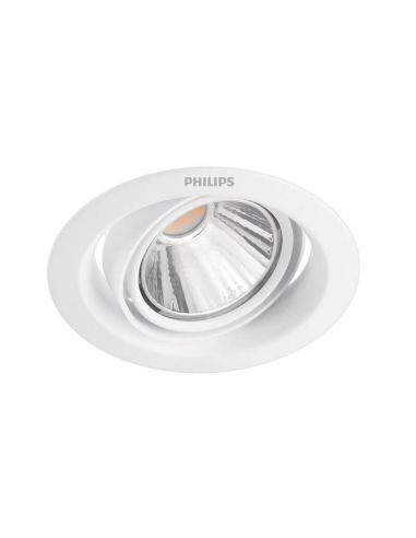 Downlight LED réglable POMERON 7 W 4 000 K EyeComfort Ø 107,4 mm | LeonLeds