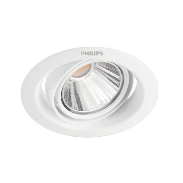 Downlight LED réglable POMERON 7 W 4 000 K EyeComfort Ø 107,4 mm | LeonLeds