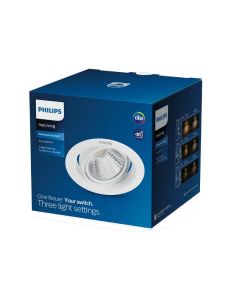 Downlight LED Regulable POMERON 7W 4000K EyeComfort Ø107,4mm | LeonLeds 2