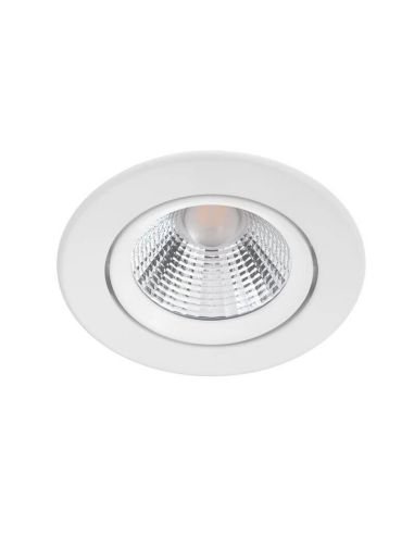 Downlight LED Empotrable SPARKLE 5.5W Luz Cálida 2700K 350lm Ø85mm | LeonLeds