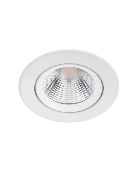 Downlight LED Empotrable SPARKLE 5.5W Luz Cálida 2700K 350lm Ø85mm | LeonLeds