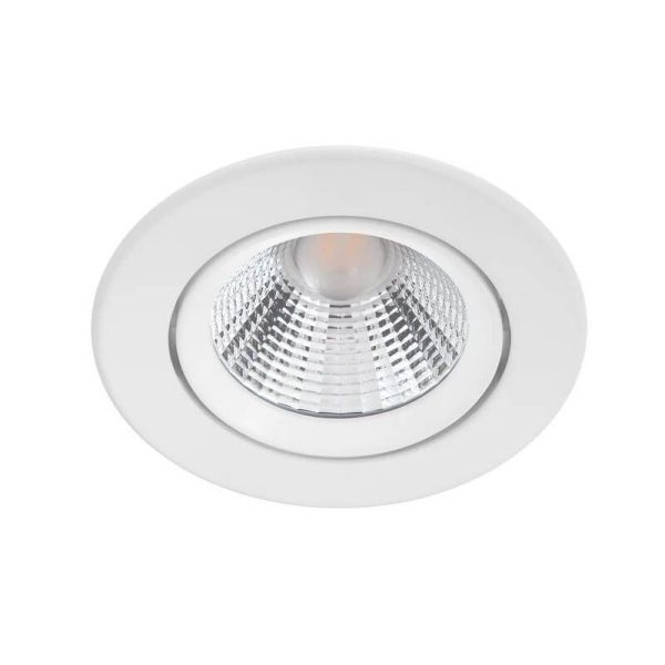 Downlight LED Empotrable SPARKLE 5.5W Luz Cálida 2700K 350lm Ø85mm | LeonLeds